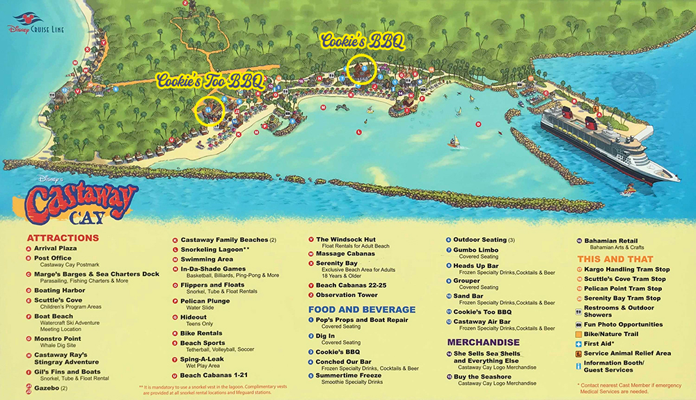 disney - [Trip Report Disney Cruise Line] Disney Cruise Line Wish Bahamas entre soeurs septembre 2022  - Page 2 Castaway-cay-map-1
